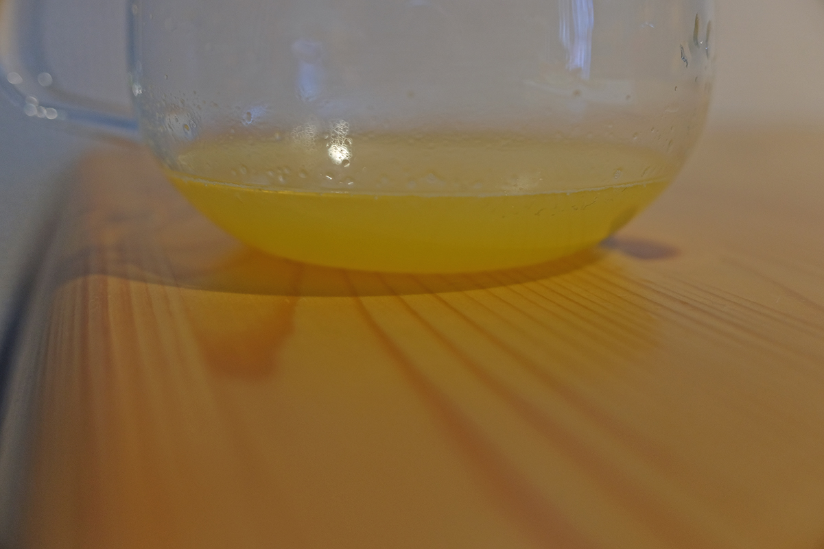 オレンジの果汁