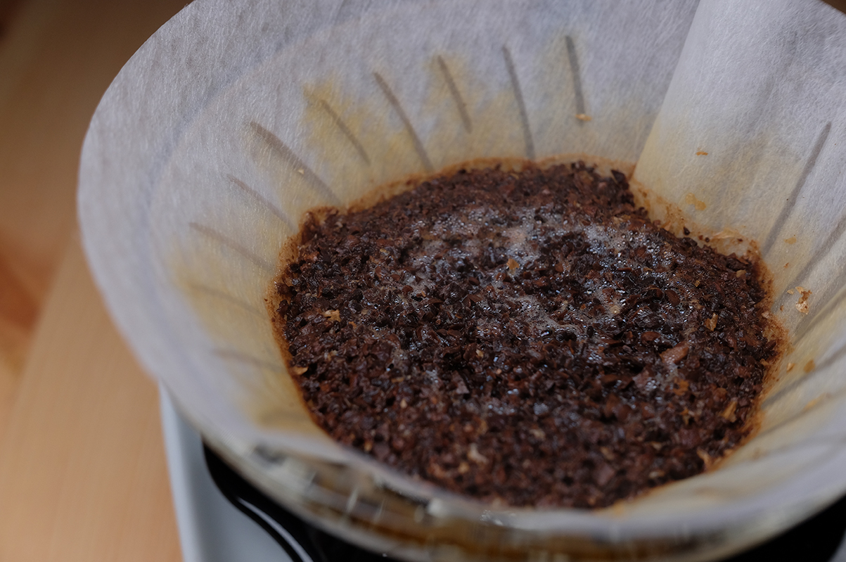 ケニア コーヒー豆 焙煎後1週間 コーヒー抽出後